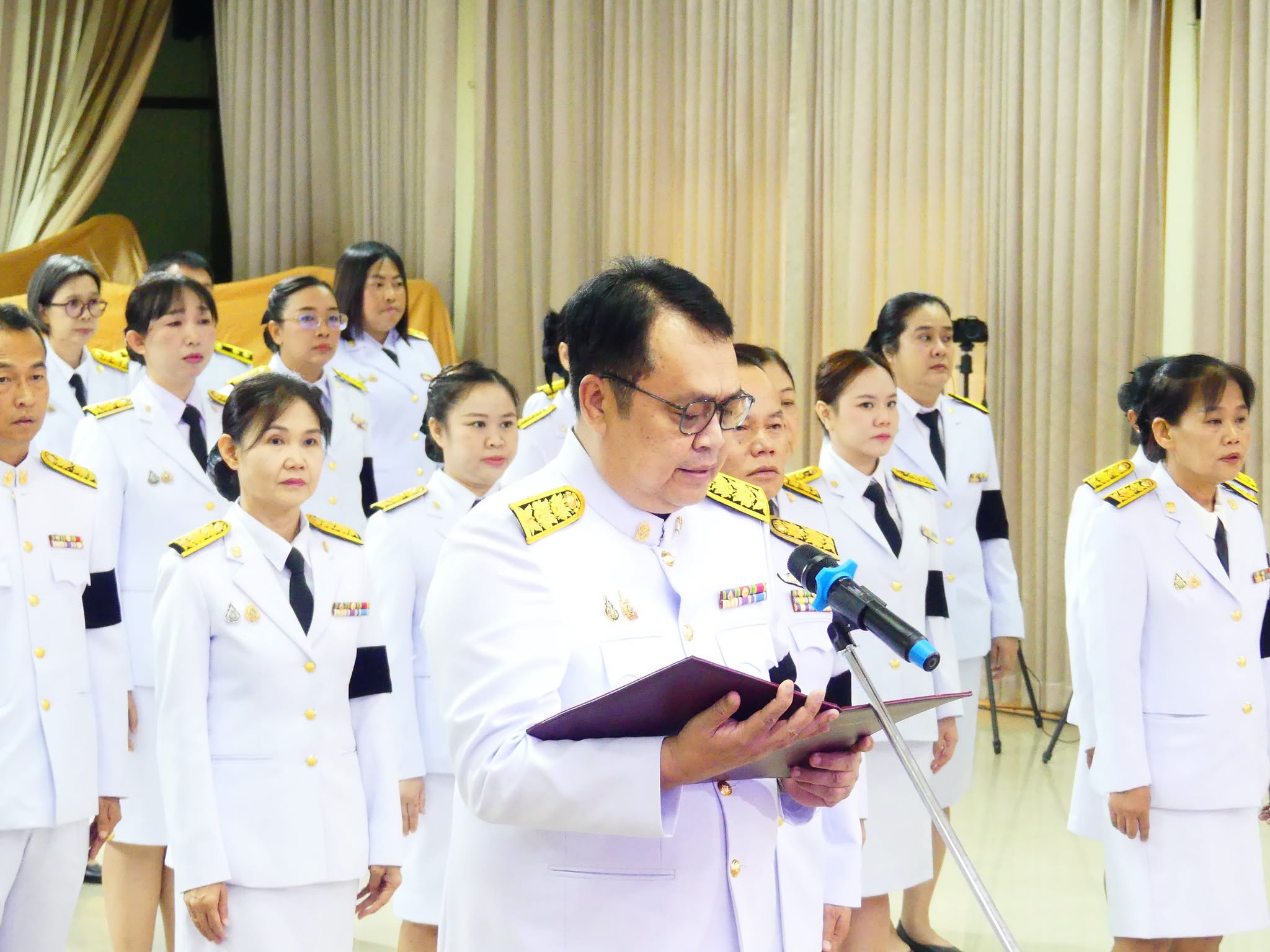 สำนักงานเขตพื้นที่การศึกษาประถมศึกษาเชียงใหม่ เขต 4 จัดพิธีถวายสัตย์ปฏิญาณเพื่อเป็นข้าราชการที่ดีและเป็นพลังของแผ่นดิน เนื่องในโอกาสวันเฉลิมพระชนมพรรษา พระบาทสมเด็จพระเจ้าอยู่หัว 28 กรกฎาคม พ.ศ. 2569